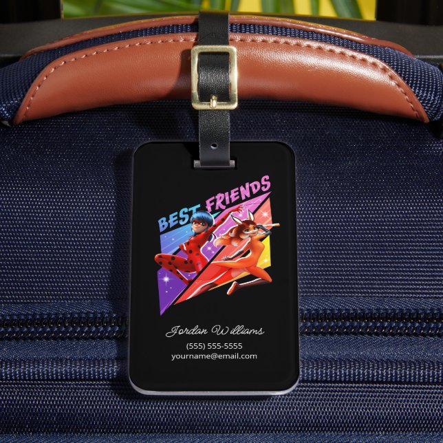 Ladybug & Rena Rouge | Best Friends Luggage Tag (Front Insitu 2)