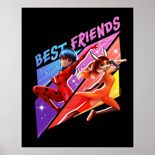 Ladybug & Rena Rouge | Best Friends Poster (Front)