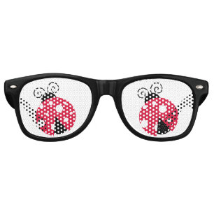 Ladybug Retro Party Shades