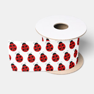 Ladybug satin ribbon