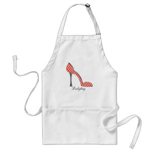 Ladybug Shoe Standard Apron