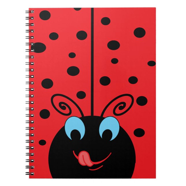 Ladybug Spiral Notebook (Front)