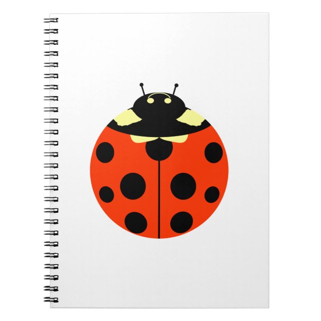 ladybug spiral notebook (Front)