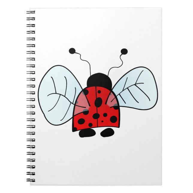 Ladybug Spiral Notebook (Front)