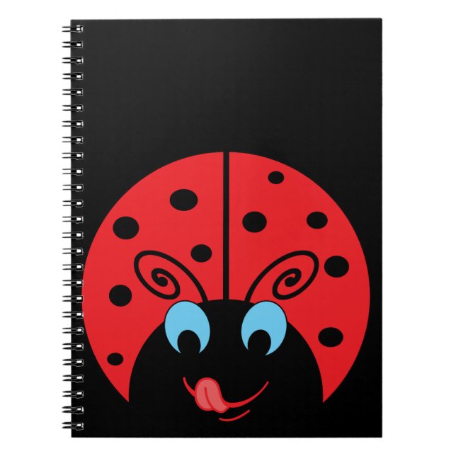 Ladybug Spiral Notebook (Front)