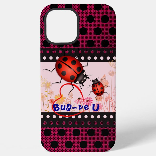 Ladybug Spotted Bug iPhone Case (Back)