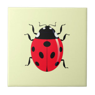 Ladybug - Spring - Choose / add your colour Tile