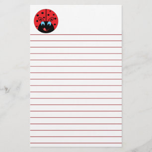 Ladybug Stationery