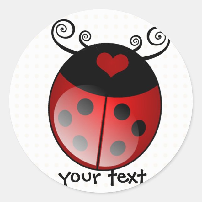 ladybug sticker (Front)