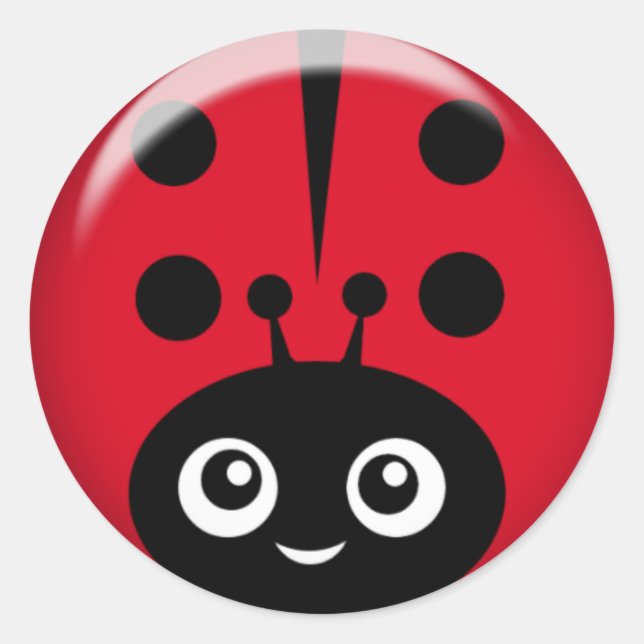 ladybug sticker sheet (Front)
