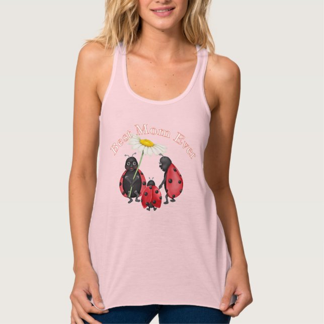 Ladybug Stroll - Mum Singlet (Front)
