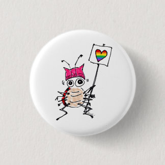 Ladybug Supports Tolerance and Love button