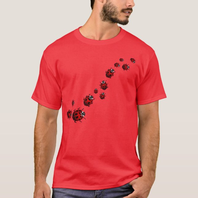 Ladybug T-shirts Ladybug Unisex Shirts (Front)