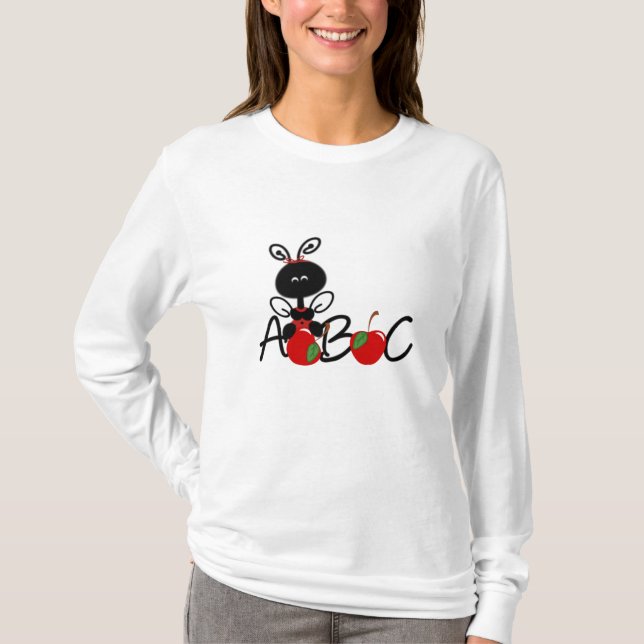 Ladybug Teacher's T-Shirt (Front)