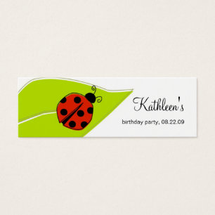 Ladybug Thank You Tags