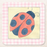 Ladybug Trio Landing on Flowers