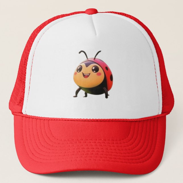 LADYBUG TRUCKER HAT (Front)