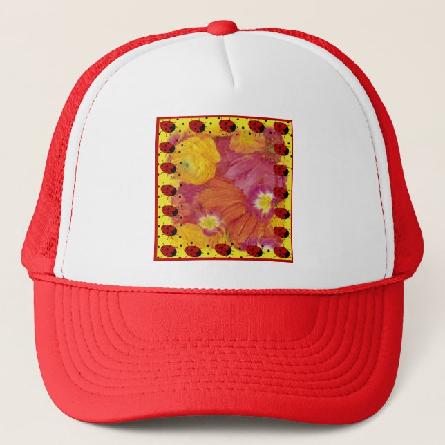 Ladybug Trucker Hat (Front)
