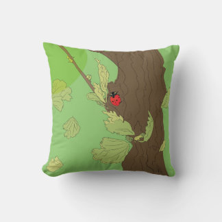 Ladybug two-side pillow
