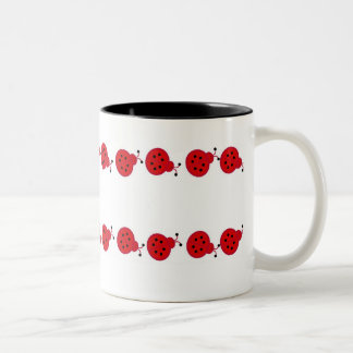 LadyBug Two-Tone Coffee Mug