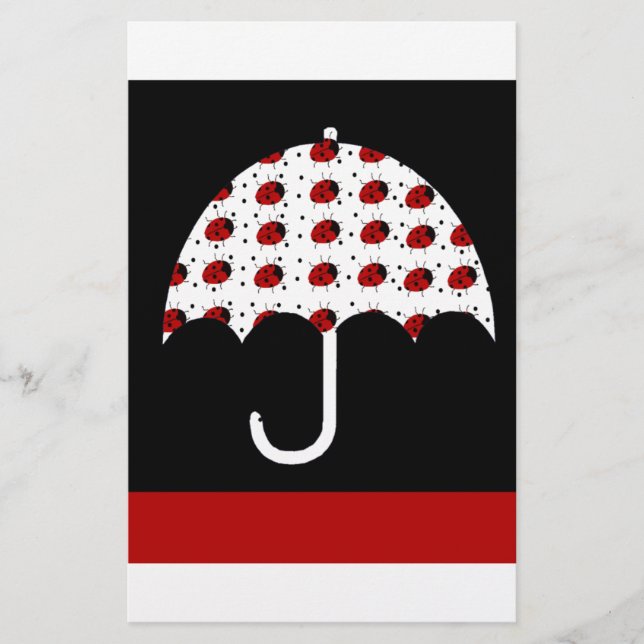 Ladybug Umbrella Design (Front)