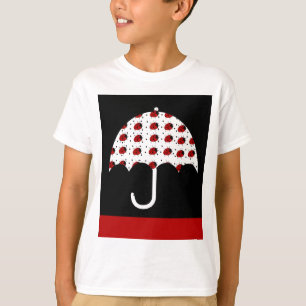Ladybug Umbrella Design T-Shirt