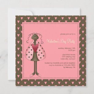 Ladybug :: Valentine's Day Party Invitation