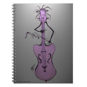 LadyBug VooDoo Ghoulie Band Cello/Upright Notebook