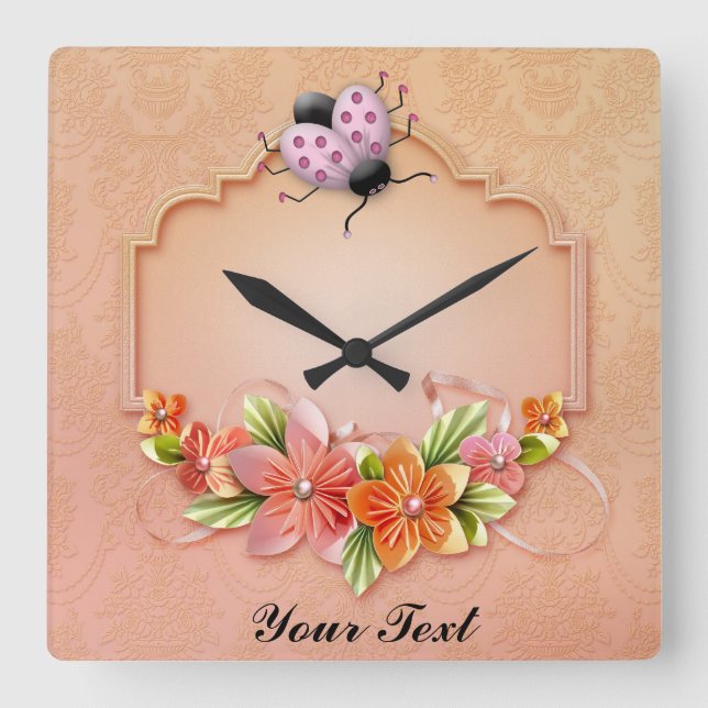 Ladybug Wall Clock (Front)