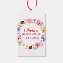 Ladybug Wildflower Baby Girl Shower
