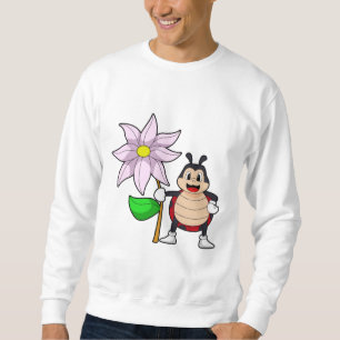 Ladybug with Flower.PNG Sweatshirt