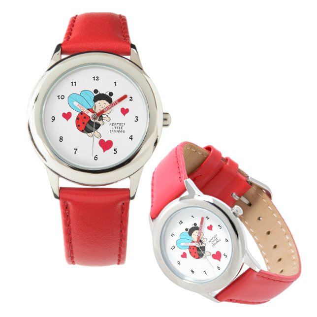 Ladybug with hearts watch (Creator Uploaded)