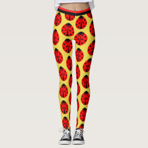 Ladybug Women's Leggings Exercise Yoga Pants