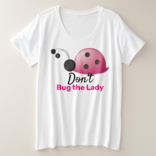Ladybug -Women's Plus-Size Basic T-Shirt Plus Size T-Shirt