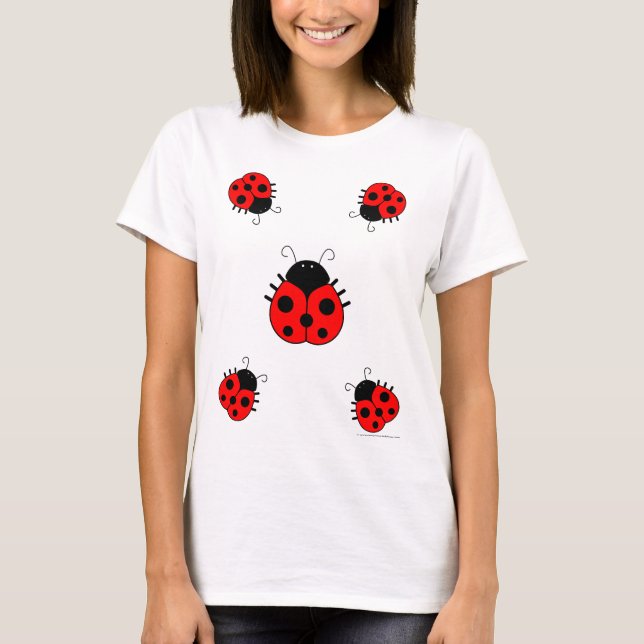 Ladybug Womens T-Shirt (Front)