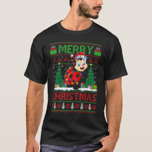 Ladybug Xmas Tree Ugly Santa Ladybug Christmas T-Shirt