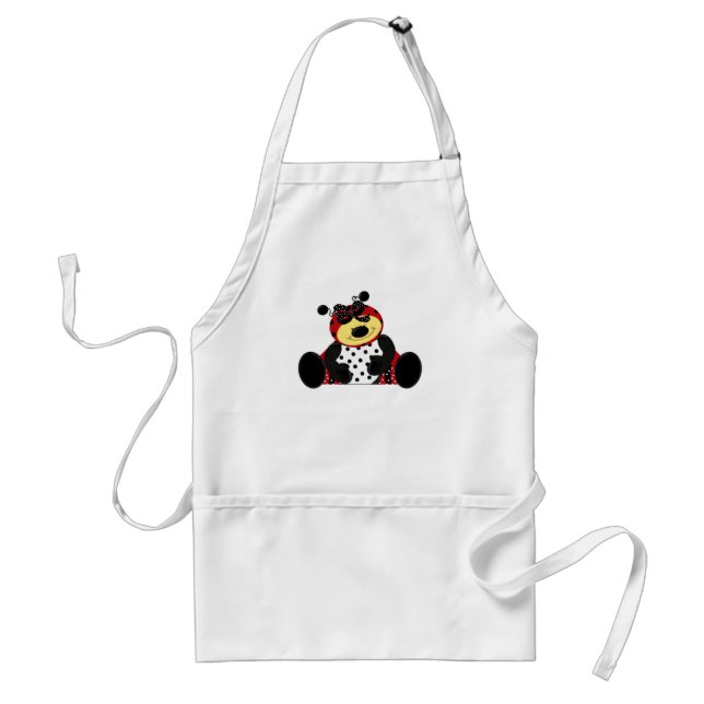LadybugPolka-bow Standard Apron (Front)