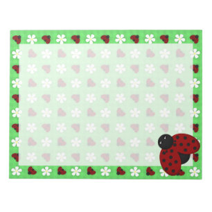Ladybugs and Daisies Notepad