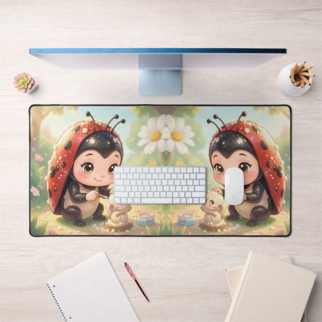 Ladybugs and the Hidden Nectar Kingdom.2 Desk Mat (Office 1)