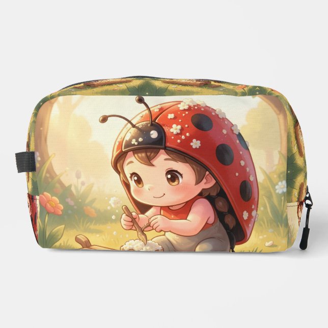 Ladybugs and the Hidden Nectar Kingdom Dopp Kit (Front)