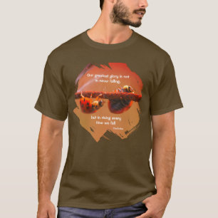 Ladybugs Attitude Inspirational Confucius Quote T-Shirt