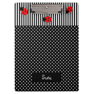 Ladybugs Back to School Clipboards