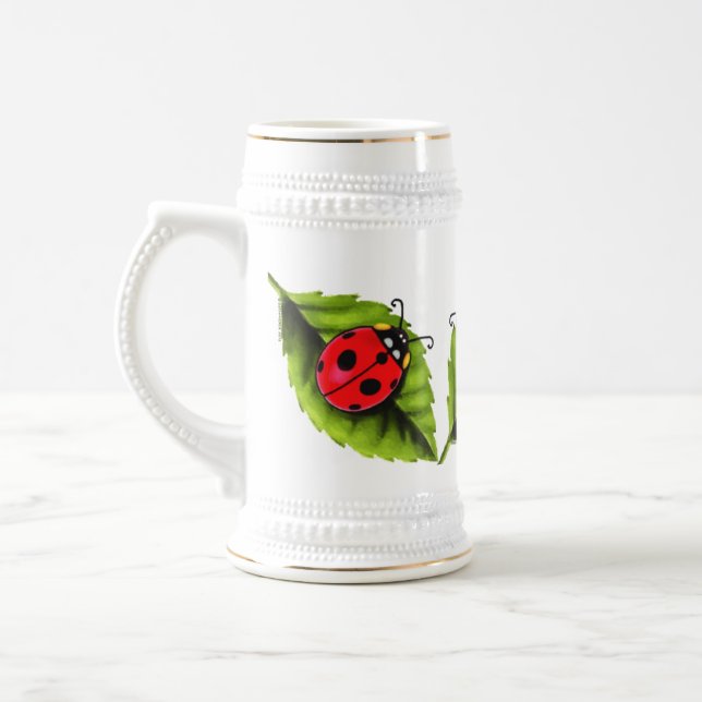 Ladybugs Beer Stein (Left)