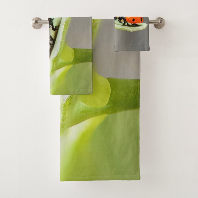 Ladybugs Beetles Bath Towel Set (Insitu)