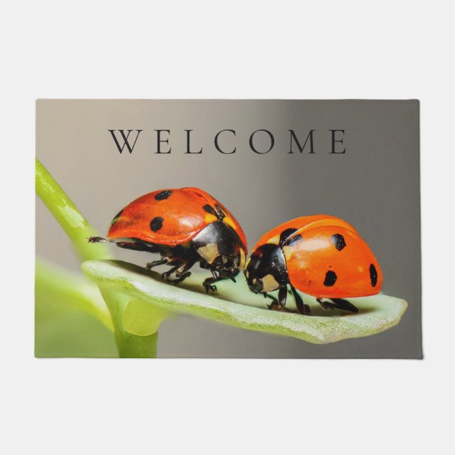 Ladybugs Beetles Doormat (Front)