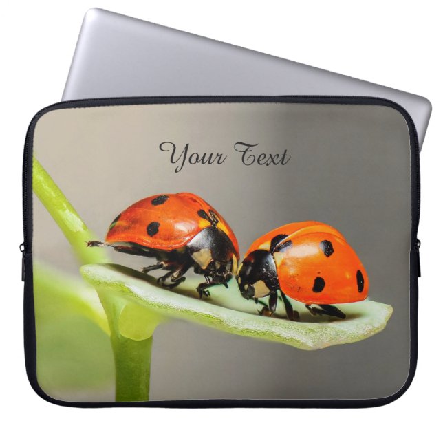 Ladybugs Beetles Laptop Sleeve (Front)