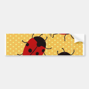 LADYBUGS BUMPER STICKER