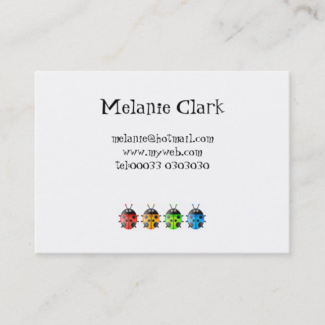 Ladybugs Business Card (Front)