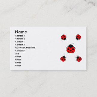 Ladybugs Business Card