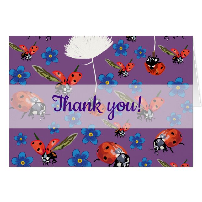 Ladybugs cards (Front Horizontal)